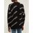 Balenciaga Black Logo Jacquard Sweater