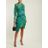 Preen By Thornton Bregazzi Green Lynn Devoré Silk Blend Dress