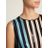 Diane von Furstenberg Multicolor Carrington Stripe Silk Blend Dress