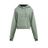Off-White c/o Virgil Abloh Green Detachable Sleeve Cotton Jersey Hooded Sweatshirt