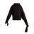 Vetements Black Hooded Tape Trimmed Sweatshirt