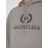Balenciaga Gray Crest Logo Cotton Jersey Hooded Sweatshirt for men
