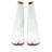 Maison Margiela White Tabi Split Toe Leather Ankle Boots