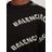Balenciaga Black Logo Jacquard Sweater