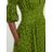 Cult Gaia Green Willow Puff Sleeve Eyelet Lace Maxi Dress
