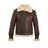 Veste en cuir à doublure shearling Military B-3 Schott Nyc pour homme en coloris Brown