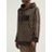 Fendi Brown Ff Logo Print Cotton Hooded Sweatshirt