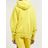 Vetements Yellow Printed Cotton Hoodie