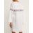 DAFT White Pantelleria Embroidered Linen Kaftan