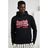 Scotch & Soda Hoodie Logo /rood (148963 - 0008) in het Black voor heren