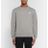 Acne Gray Fairview Face Mélange Fleece-back Cotton-jersey Sweatshirt for men
