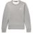 Acne Gray Fairview Face Mélange Fleece-back Cotton-jersey Sweatshirt for men