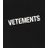 Vetements Black Logo Cotton-jersey Hoodie