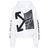 Fepa Splitted Arrow in cotone con stampa di Off-White c/o Virgil Abloh in White