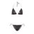 Fendi Brown Bedruckter Triangel-Bikini