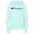 Sweat-shirt à capuche en coton brodé Champion en coloris Green