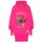 Vetements Pink Printed Oversized Cotton Hoodie