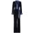Diane von Furstenberg Blue Jumpsuit Sash aus Samt
