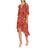 Diane von Furstenberg Orange Kleid Eloise aus aus Seide