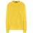 Acne Yellow Fairview Face Cotton Sweatshirt