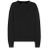 Acne Black Fairview Face Cotton Sweatshirt