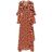 Diane von Furstenberg Orange Wickelkleid Alice aus Seide