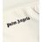 Felpa off-the-shoulder con zip di Palm Angels in White