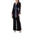 Diane von Furstenberg Blue Velvet Jumpsuit