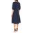 Diane von Furstenberg Blue Kleid Thea aus einem Baumwollgemisch