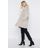 Nasty Gal Natural "at A Loss Fur Words Faux Fur Coat"