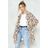 Nasty Gal Brown No Hard Felines Leopard Faux Fur Coat
