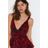 Nasty Gal Red "grand Entrance Jacquard Maxi Dress"
