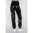 Nasty Gal Black "the Vinyl Analysis Pants"