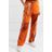 Adidas Originals Orange Daniëlle Cathari Striped Paneled Satin-jersey Track Pants