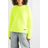 Alexander Wang Yellow Ribbed Terry Sweatshirt