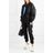 Stella McCartney Black Tina Ruched Wool-twill And Cotton-blend Pants