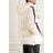Gucci White Oversized-daunenjacke Aus Gestepptem Shell Mit Webstreifen