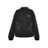 Alexander Wang Black Printed Embroidered Cotton-terry And Satin-jersey Sweatshirt
