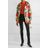 Moncler Genius Red + 0 Richard Quinn Mary Oversized-daunenjacke Aus Gestepptem Shell Mit Print Und Kapuze
