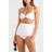 Norma Kamali White Bill Gerafftes Bikini-höschen
