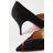 Christian Louboutin Black Cl 80 Pumps Aus Veloursleder Mit Lacklederbesatz