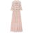 Needle & Thread Pink Dragonfly Garden Embellished Embroidered Tulle Gown