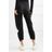 Stella McCartney Black Tina Ruched Wool-twill And Cotton-blend Pants