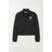T By Alexander Wang Black Trainingsjacke Aus Frottee