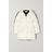 Gucci White Oversized-daunenjacke Aus Gestepptem Shell Mit Webstreifen