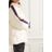 Gucci White Oversized-daunenjacke Aus Gestepptem Shell Mit Webstreifen
