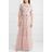 Needle & Thread Pink Dragonfly Garden Embellished Embroidered Tulle Gown