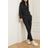 T By Alexander Wang Black Trainingsjacke Aus Frottee