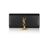 Saint Laurent Black Monogramme Leather Clutch
