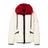 3 MONCLER GRENOBLE White Oversized-daunenjacke Aus Gestepptem Fleece Und Faux-fur-besatz
